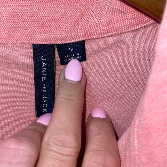 Janie and Jack collared polo Size 18 - Picture 2 of 4